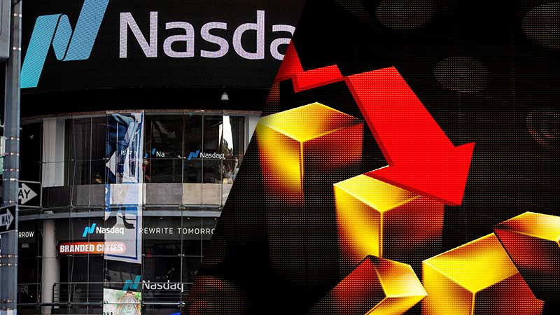 Nasdaq rebounds and gold falls ahead of Fed Powell